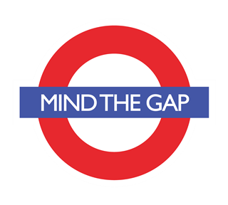 Mind the Gap Sticker