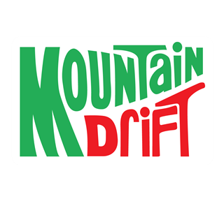 Mountain Drift Funny Logo Sticker