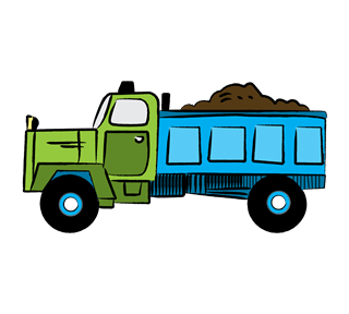 Dump Truck Sticker