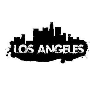 Los Angeles Grunge Sticker