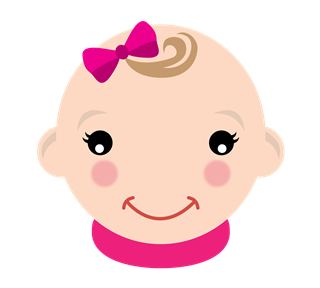 Cute BabyGirl Pink Sticker
