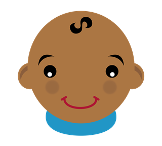 Cute BabyBoy Blue Sticker