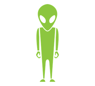Alien Sticker
