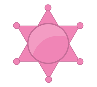 Cowboy Star Sticker