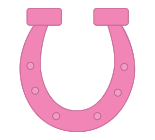 Cowboy Horseshoe Sticker