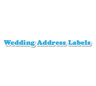 WeddingAddressLabels Sticker