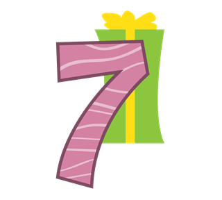 7 birthday Sticker