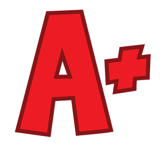 A Plus Sticker