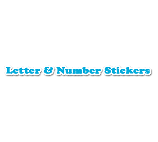 LetterAndNumberStickers Sticker
