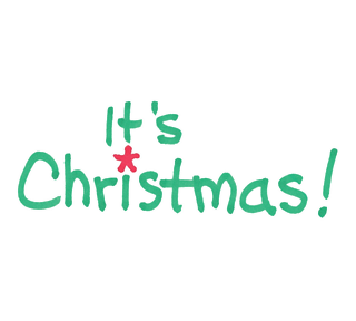 It's Christmas Sticker