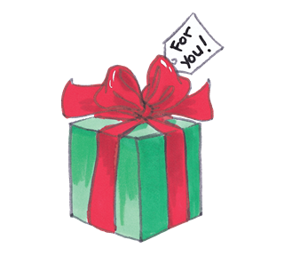 Christmas Present For You Sticker