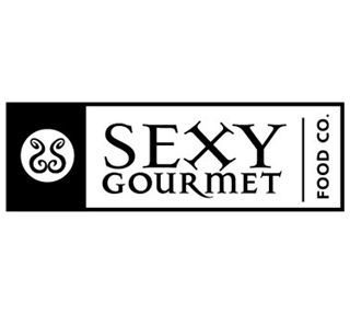 SEXYGOURMETLOGO_BW.jpg Sticker