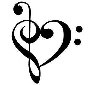 TrebleBaseHeart.jpg Sticker