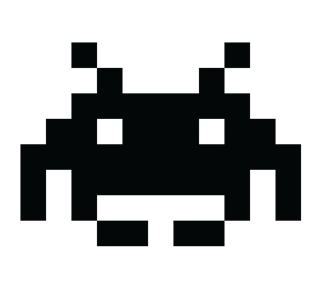 Space Invaders Sticker