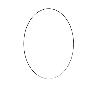 Cosmetic-OvalFrame1 Sticker