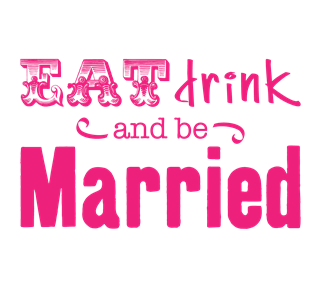 DavidsBridal-EatDrinkBeMarried2 Sticker