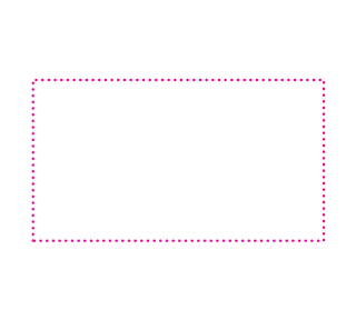 DavidsBridal-DottedRectangleBoarder Sticker