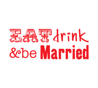 Davids Bridal - Eat Drink Be Married Sticker
