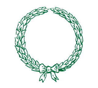 Christmas Wreath Sticker