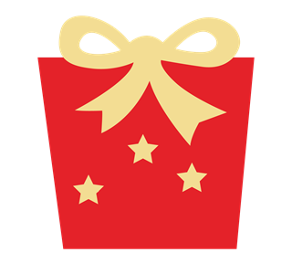 Christmas Gift Box Sticker