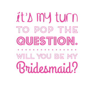 Bridesmaid Sticker