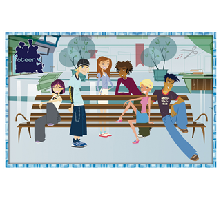 6teen_promo.png Sticker