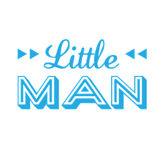 Little Man Sticker