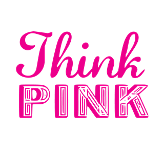 Think Pink Sticker