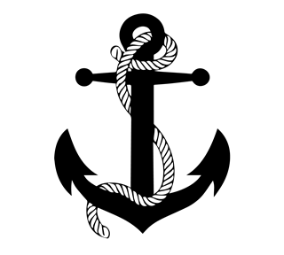 Anchor Rope Sticker