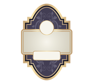 Fancy Liquor Label Sticker