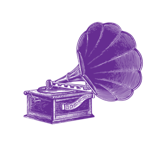 Gramophone Sticker