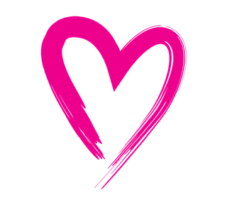 Heart pink Sticker