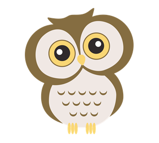 Cute Owl Sticker