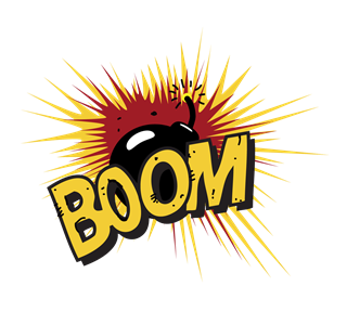 Boom Bomb Sticker