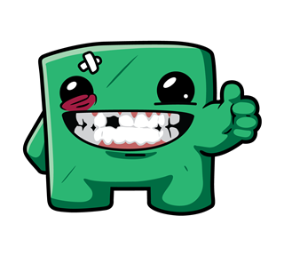 Beat Up Monster Sticker