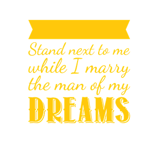 Stand Next To Me Sticker