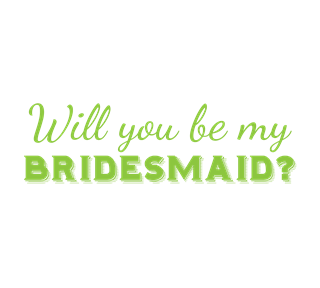 Will You Be My Bridesmaid? Sticker