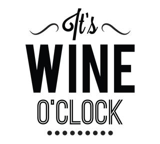 It's Wine O'Clock Sticker
