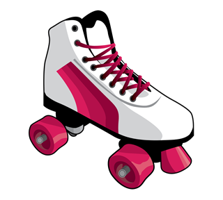 Roller Derby Delux Skate Sticker