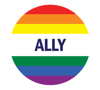 Rainbow Ally Pride Sticker