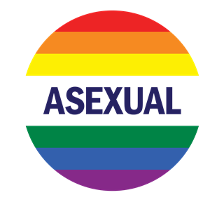 Rainbow Asexual Pride Sticker