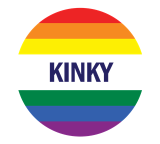 Rainbow Kinky Pride Sticker