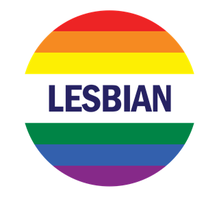 Rainbow Lesbian Pride Sticker