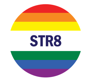 Rainbow Str8 Pride Sticker