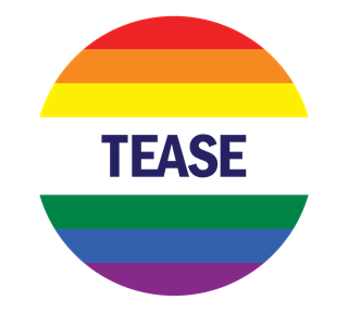 Rainbow Tease Pride Sticker