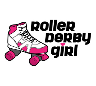 Roller Derby Girl Sticker