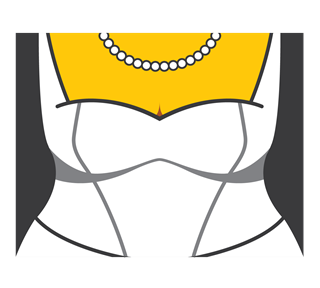 Lego Bride-B Front Sticker