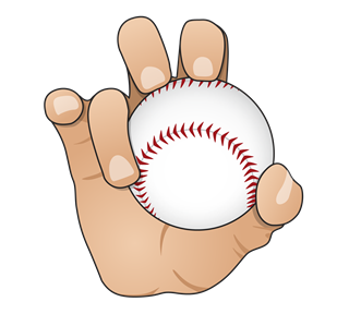 knuckle Ball Grip Sticker