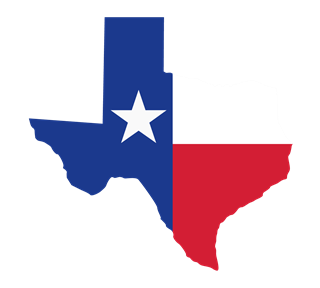 Texas Flag State Sticker