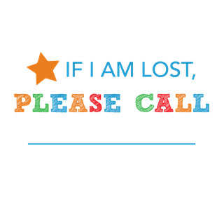 Star Rainbow If Lost Label Sticker
